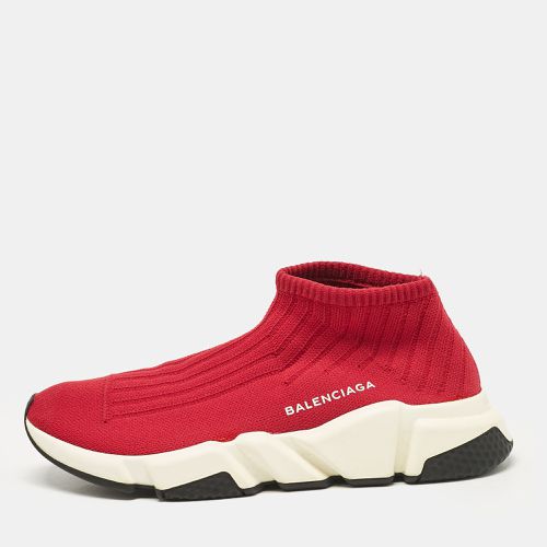 Knit Fabric Speed Trainer Slip On Sneakers Size 40 - Balenciaga - Modalova