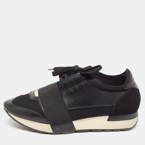 Leather and Mesh Race Runner Sneakers Size 38 - Balenciaga - Modalova