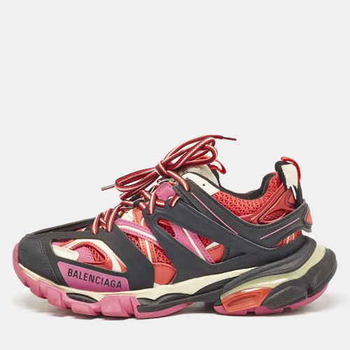 Multicolor Faux Leather and Mesh Track Sneakers Size 38 - Balenciaga - Modalova