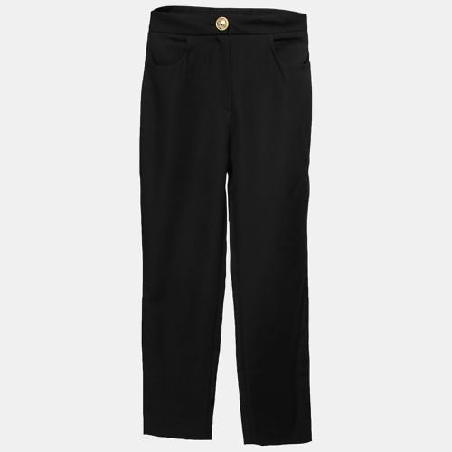 Crepe High-Rise Straight Trouser M - Balmain - Modalova