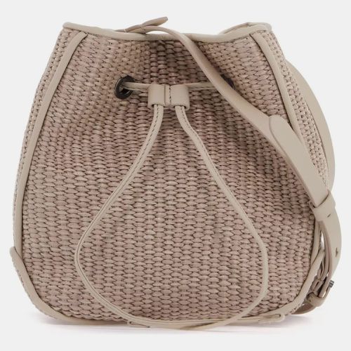 Techno Raffia Bucket Bag - Brunello Cucinelli - Modalova