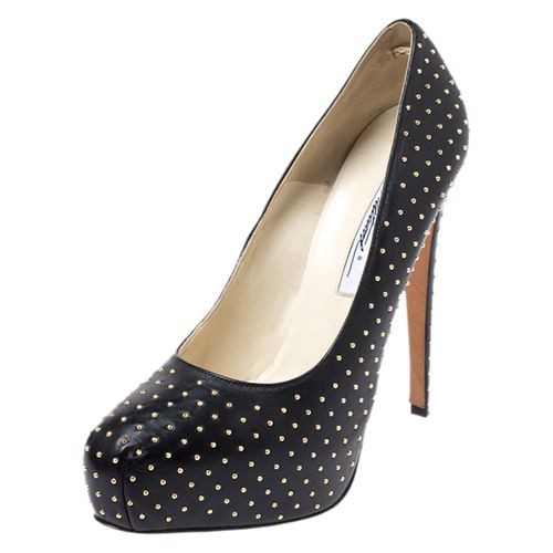 Leather Studded Platform Pumps Size 38.5 - Brian Atwood - Modalova