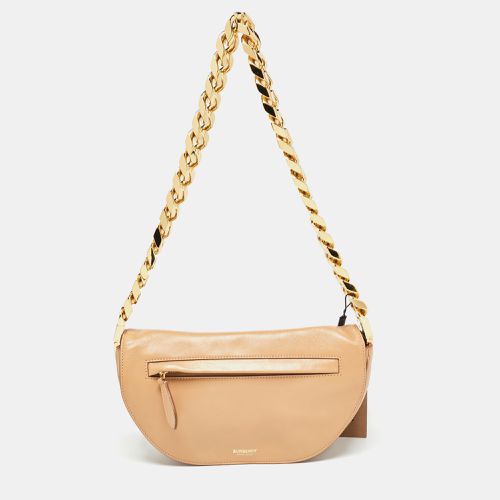 Soft Leather Small Olympia Bag - Burberry - Modalova