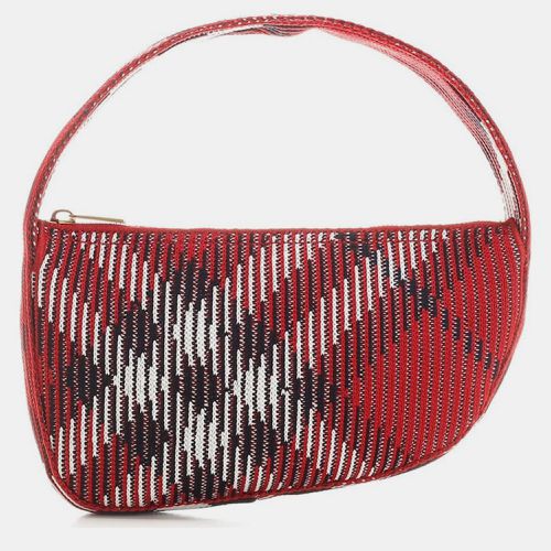 Ls Knit Ch4 Scarlet Baguette Bag - Burberry - Modalova