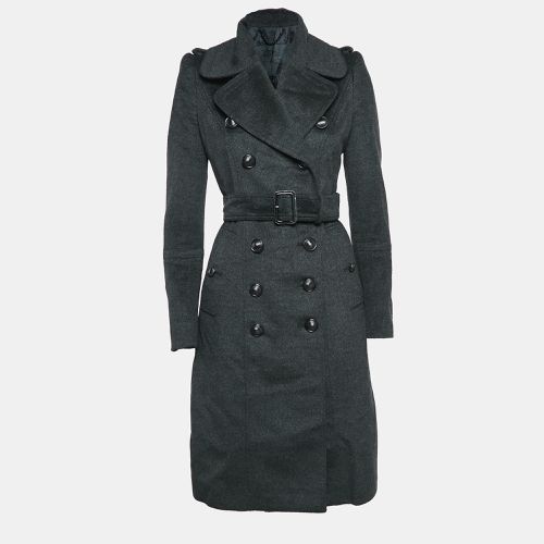 Burberry Wool Felt Double Breasted Coat S - Burberry Prorsum - Modalova