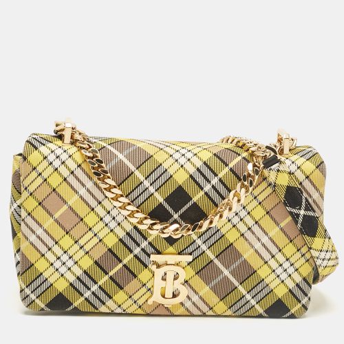 Check Canvas Small Lola Chain Shoulder Bag - Burberry - Modalova