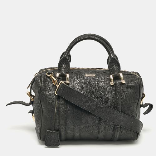 Grain Leather Boston Bag - Burberry - Modalova