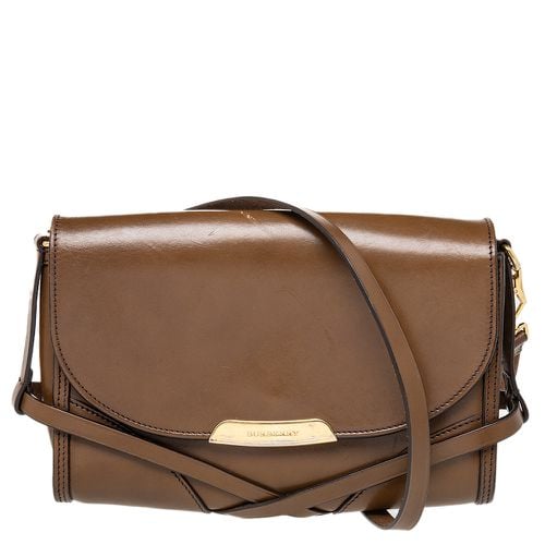 Leather Abbott Shoulder Bag - Burberry - Modalova