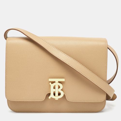 Grain Leather Medium TB Shoulder Bag - Burberry - Modalova