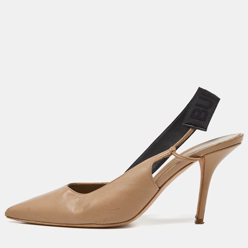 Leather Pointed Toe Slingback Pumps Size 39 - Burberry - Modalova