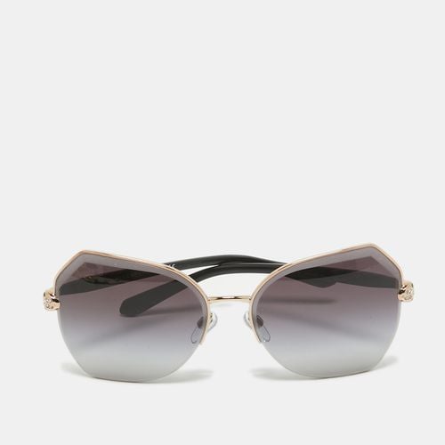 Gradient BV 6102-B Serpenti Semi-Rimless Butterfly Sunglasses - Bvlgari - Modalova