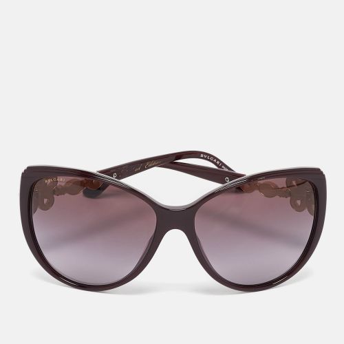 Gradient 8097-B Crystal Flower Cat Eye Sunglasses - Bvlgari - Modalova