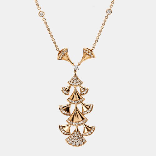 Divas' Dream Diamonds 18k Rose Necklace - Bvlgari - Modalova