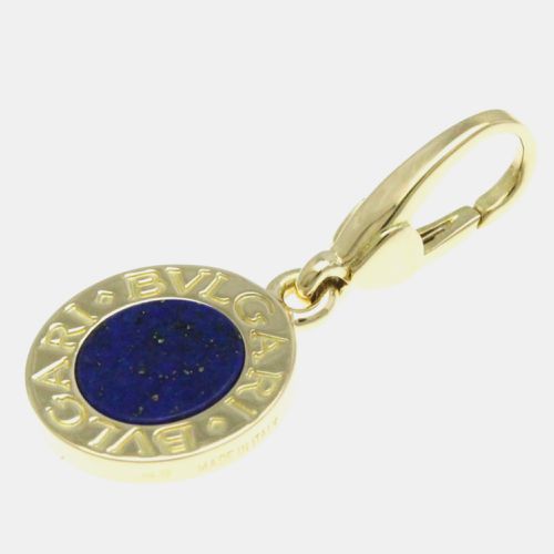 K Gold and Lapis Lazuli Pendant Charm - Bvlgari - Modalova