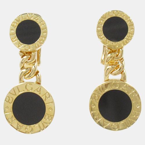 Onyx Earrings 18k Gold Black Metal - Bvlgari - Modalova