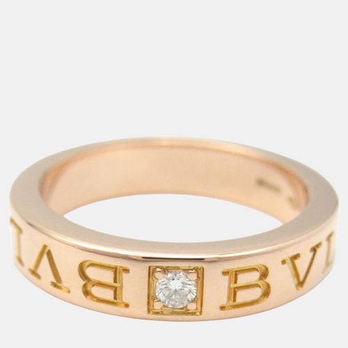 K Rose and Diamond Band Ring EU 50 - Bvlgari - Modalova