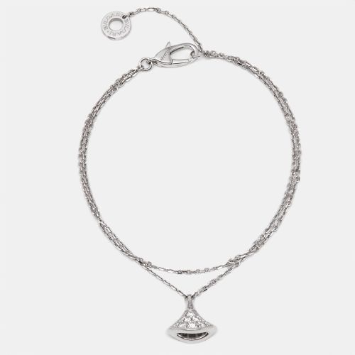 Divas' Dream Diamond 18k Gold Charm Bracelet SM - Bvlgari - Modalova
