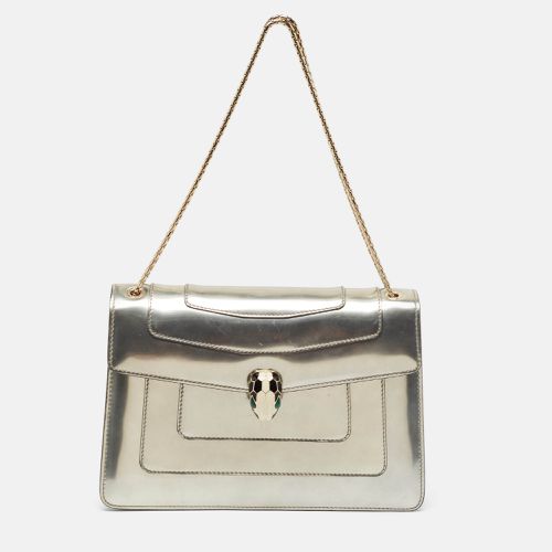 Patent Leather Medium Serpenti Forever Shoulder Bag - Bvlgari - Modalova