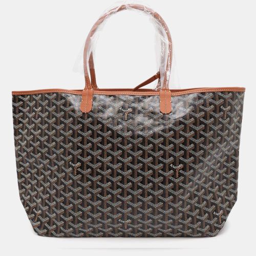 Brown Pvc Leather Saint Louis PM Bag - Goyard - Modalova