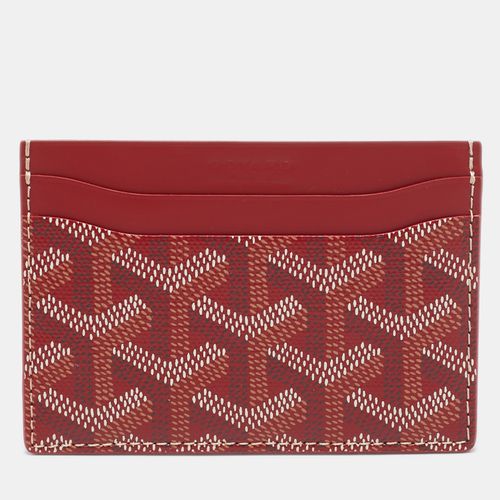 Ine Coated Canvas and Leather Saint Sulpice Card Holder - Goyard - Modalova