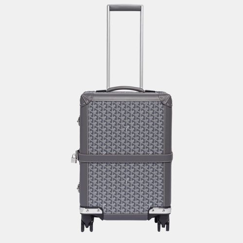 Ine Canvas & Clamecy Cowhide Bourget PM Trolley Case - Goyard - Modalova