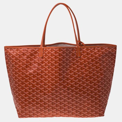 Ine Coated Canvas and Leather Saint Louis GM Tote - Goyard - Modalova