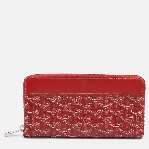 Ine Coated Canvas Matignon Zip Around Wallet - Goyard - Modalova