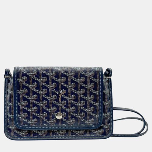 Leather Navy Brown White Shoulder Bag - Goyard - Modalova