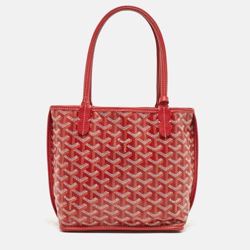 Ine Coated Canvas and Leather Anjou Mini Reversible Bag - Goyard - Modalova