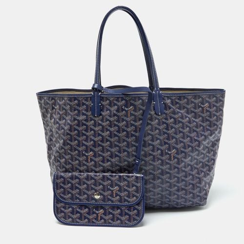 Ine Coated Canvas and Leather Saint Louis PM Tote - Goyard - Modalova