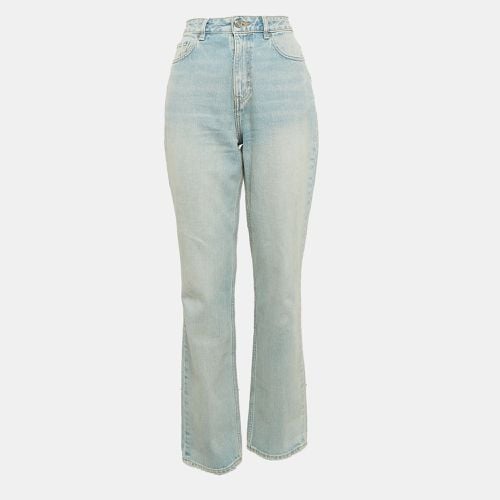 Light Denim Straight Leg Jeans M Waist 29" - Ganni - Modalova