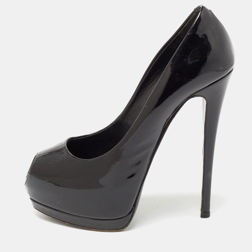 Patent Leather Platform Peep Toe Pumps Size 37 - Giuseppe Zanotti - Modalova