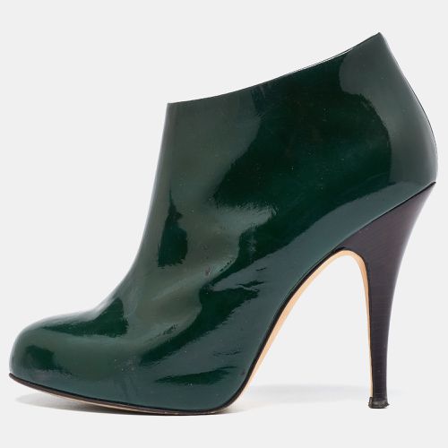 Dark Patent Leather Ankle Booties Size 38.5 - Giuseppe Zanotti - Modalova