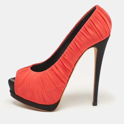 Lace Peep Toe Platform Pumps Size 35 - Giuseppe Zanotti - Modalova