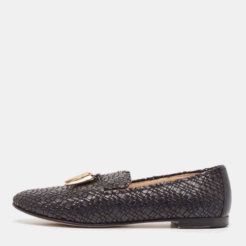 Woven Leather Smoking Slippers Size 37 - Giuseppe Zanotti - Modalova