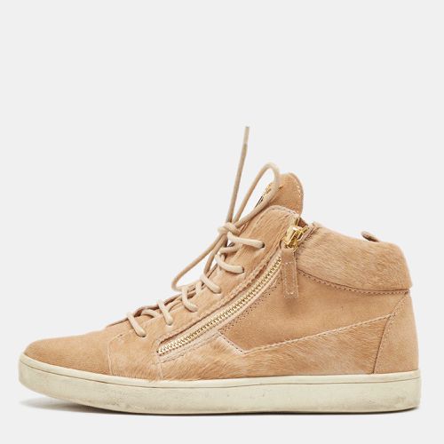 Calf Hair and Suede Kriss High Top Sneakers Size 38 - Giuseppe Zanotti - Modalova