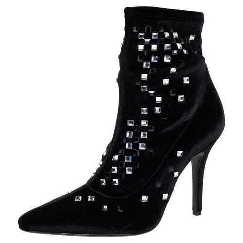 Velvet Embellished Boots Size 37 - Giuseppe Zanotti - Modalova