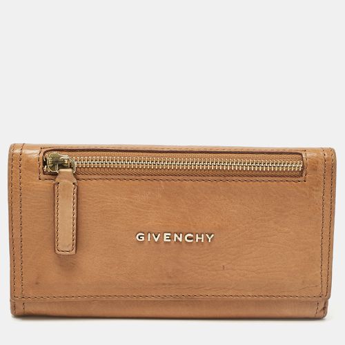 Leather Front Zip Continental Wallet - Givenchy - Modalova