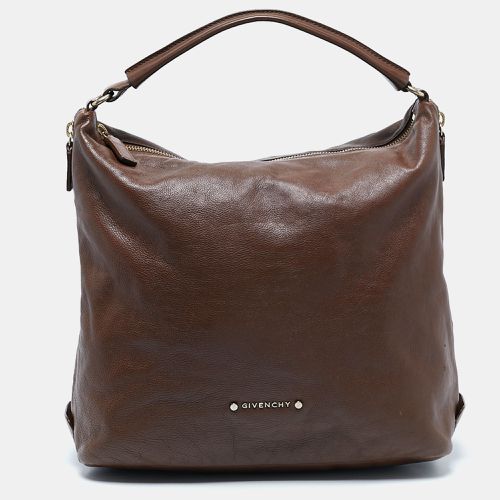 Leather Side Zip Hobo - Givenchy - Modalova