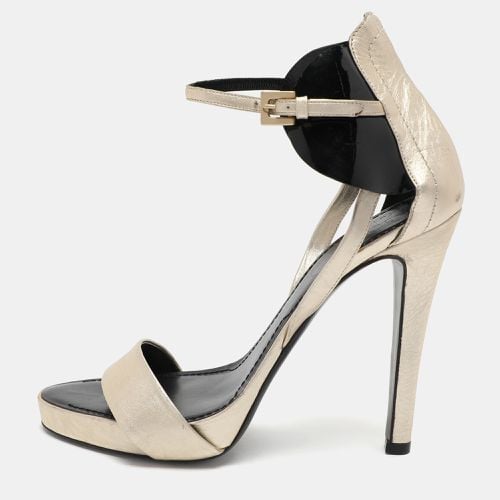 Black Leather Ankle Strap Sandals Size 40 - Givenchy - Modalova