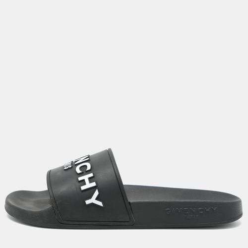 Rubber Logo Flat Pool Slides Size 35 - Givenchy - Modalova