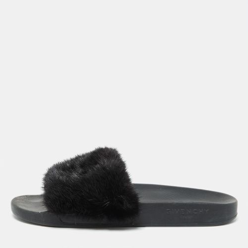 Mink Fur Flat Slides Size 41 - Givenchy - Modalova