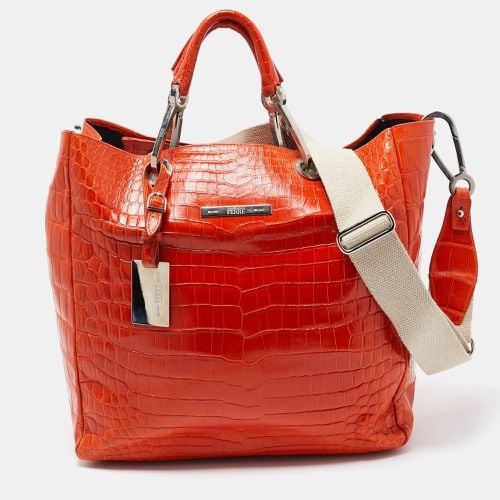 Crocodile Buckle Tote - Gianfranco Ferre - Modalova