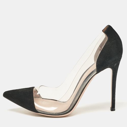 PVC and Suede Plexi Pumps Size 39.5 - Gianvito Rossi - Modalova