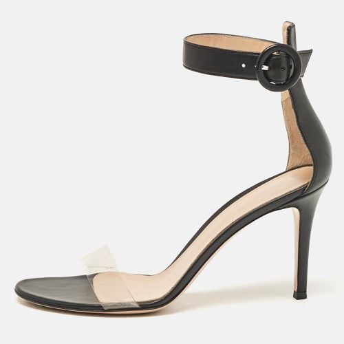 Leather and PVC Stella Ankle Strap Sandals Size 39 - Gianvito Rossi - Modalova