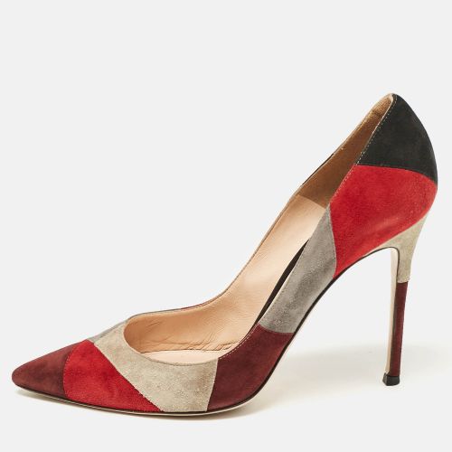 Suede Pointed Toe Pumps Size 42 - Gianvito Rossi - Modalova