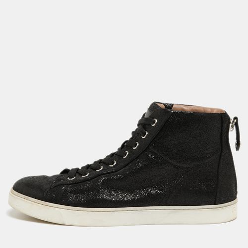 Textured Suede High Top Sneakers Size 40 - Gianvito Rossi - Modalova