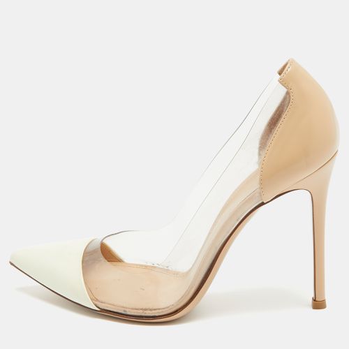 Tricolor Leather and PVC Plexi Pumps Size 37 - Gianvito Rossi - Modalova