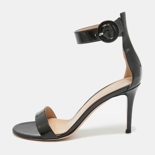 Patent Leather Ankle Strap Sandals Size 37 - Gianvito Rossi - Modalova