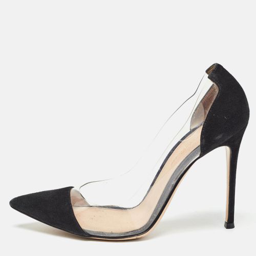 Suede and PVC Plexi Pumps Size 39 - Gianvito Rossi - Modalova